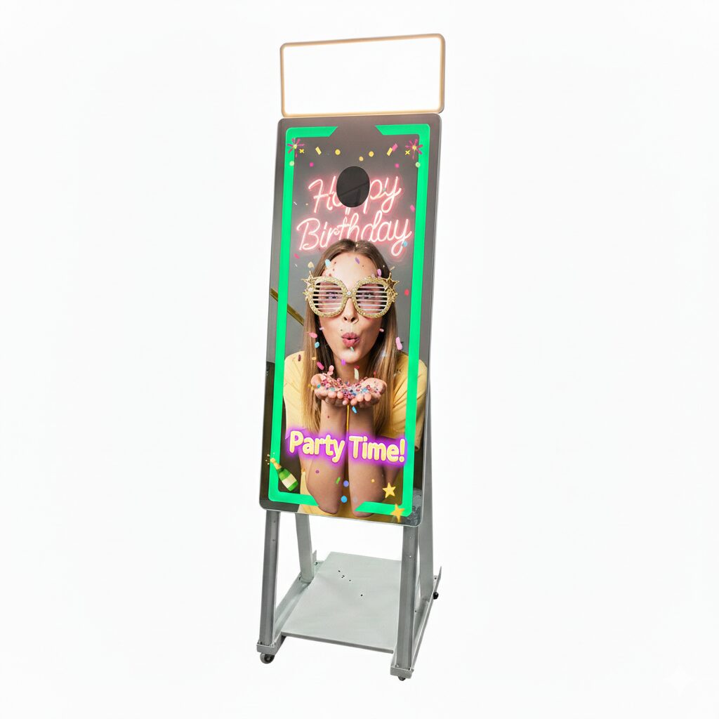 40″ Luxury Magic Mirror Photo Booth – Complete Deluxe Event Package Image 3