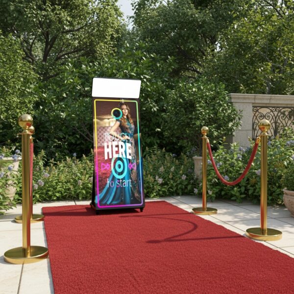 70" Luxury Magic Mirror Photo Booth – Complete Deluxe Event Package