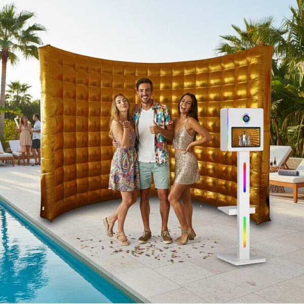 Matrix Photo Booth + Gold Inflatable Package