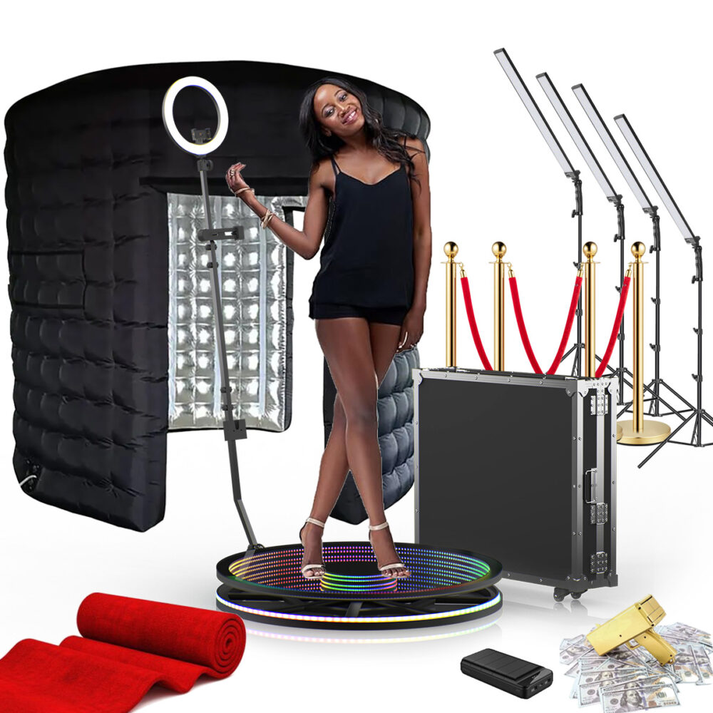 27 LED 360 Photo Booth Deluxe Package 1000x1000