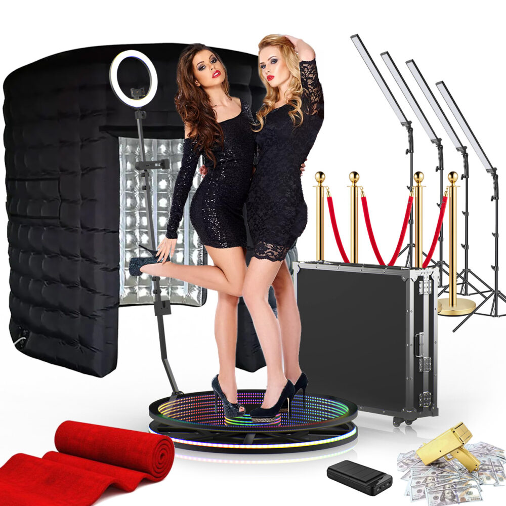 32 LED 360 Photo Booth Deluxe Package 1000x1000