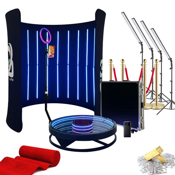 40″ LED 360 Photo Booth Premier Package