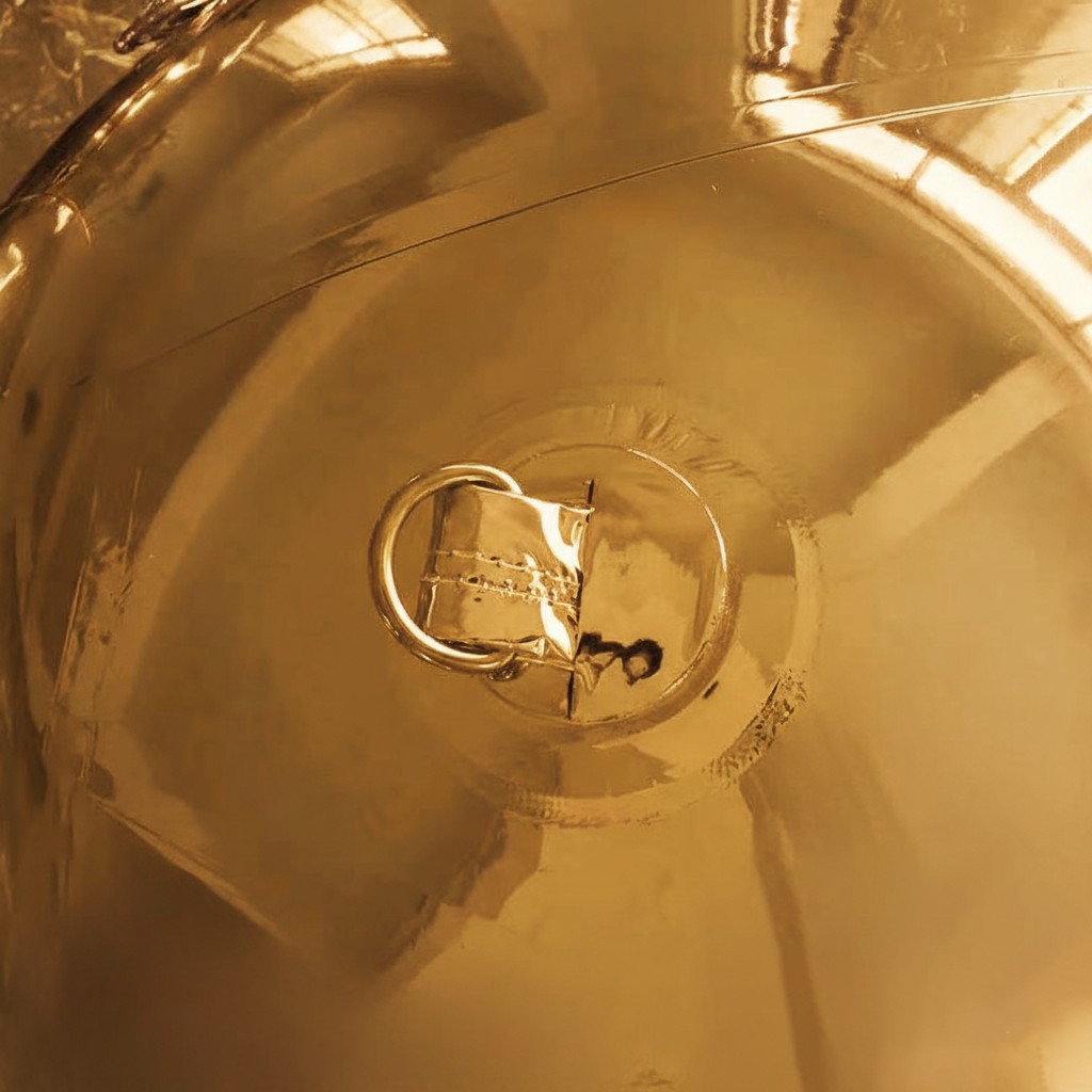 Set of 3 Luxury Gold Inflatable Mirror Balls for Weddings, Photo Booth Backdrops & Event Decor Image 4