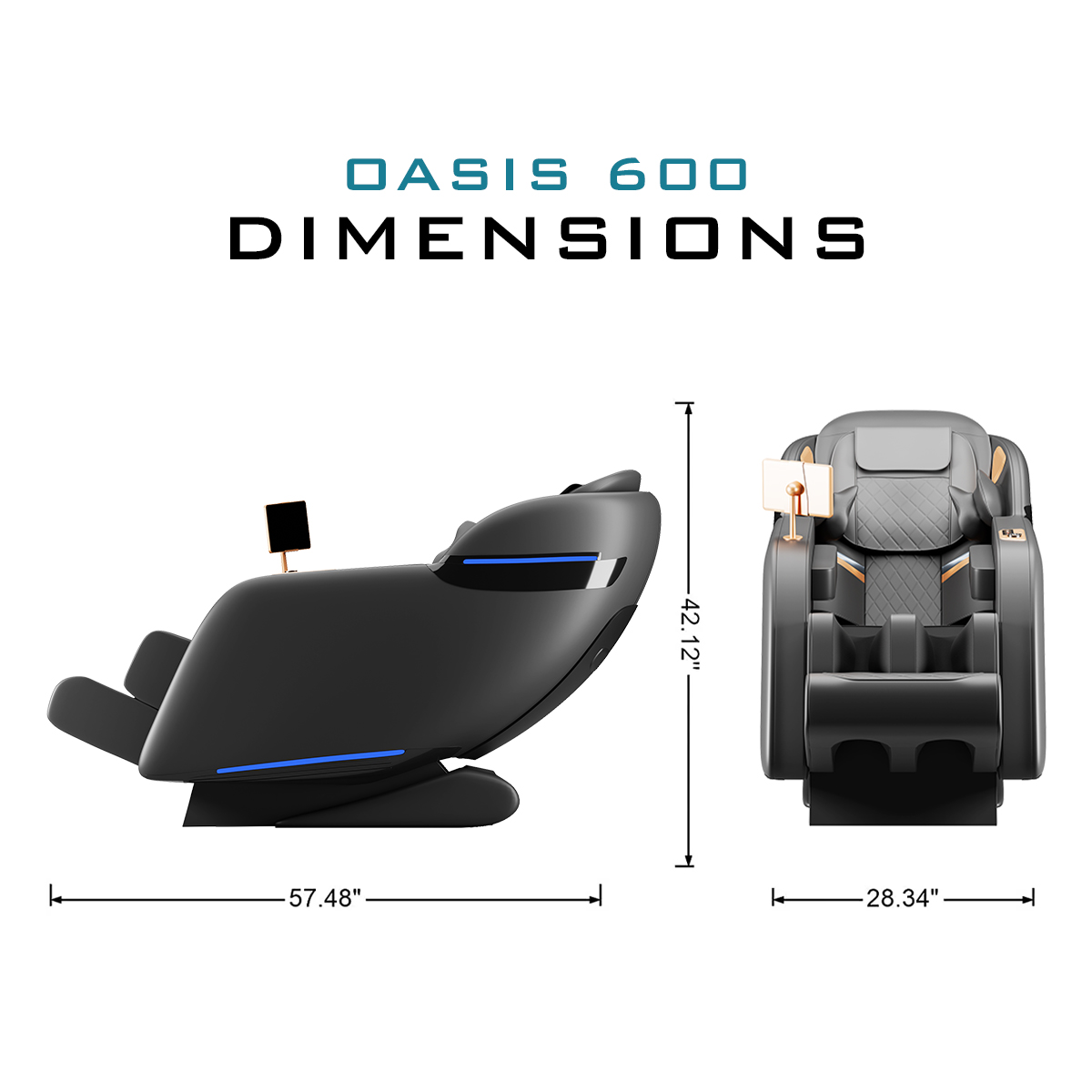 RFT Oasis-600 Full Body Massage Chair - Image 2