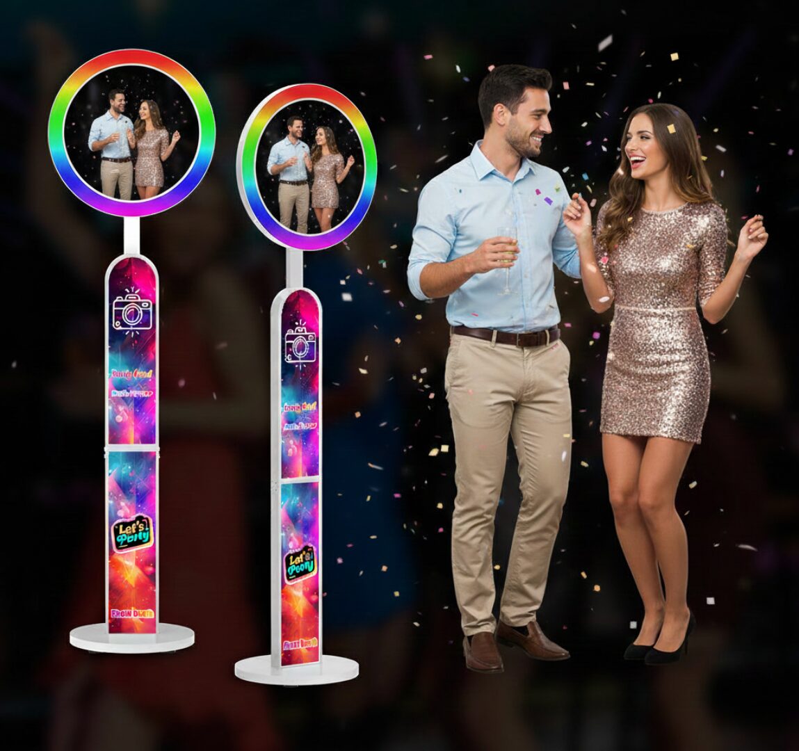 Ready to Ship High Quality Portable 12 9 Inch 13 Inch iPad Selfie Photo Booth Adjustable Booth Image 2